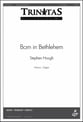 Born in Bethlehem Unison choral sheet music cover